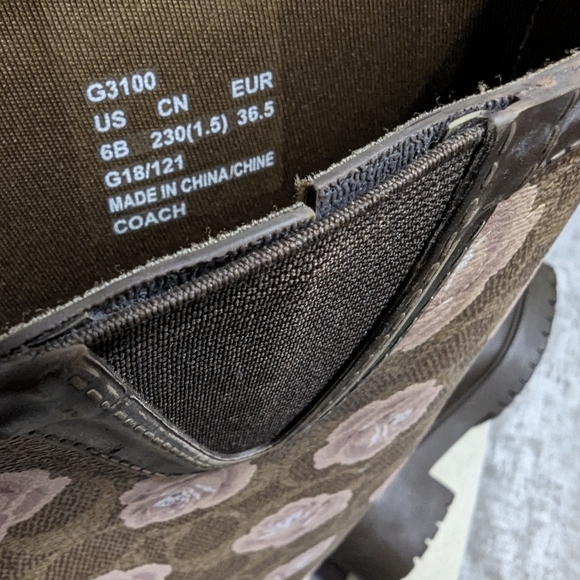 Coach Rain Boots. Limited Edition. - Picture 4 of 5